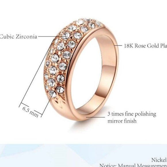 Janice Pave Wedding Band with AAA CZ Diamonds - Picture 16 of 16